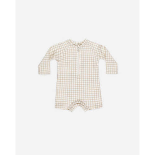 Long Sleeve One-Piece Rashguard || Oat Check
