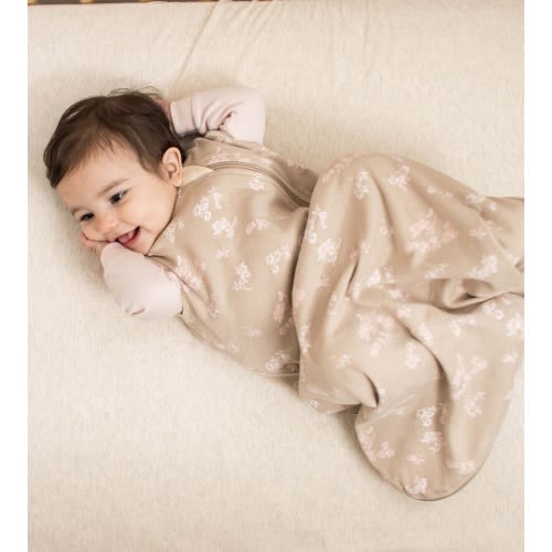 Whimsical Floral Organic Lightweight Beekeeper™ Wearable Baby Blanket - Small