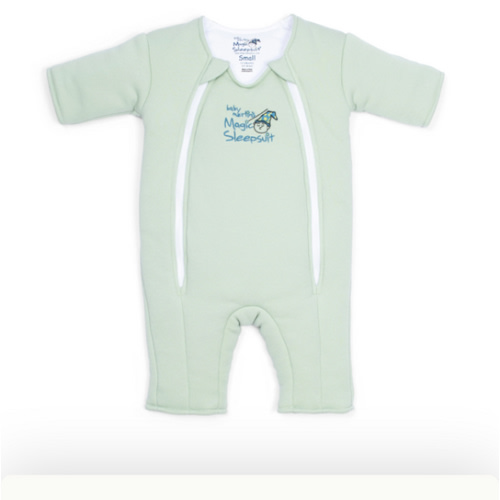 Sage Green Baby Merlin’s Magic Sleepsuit – 100% Cotton Sleep Solution