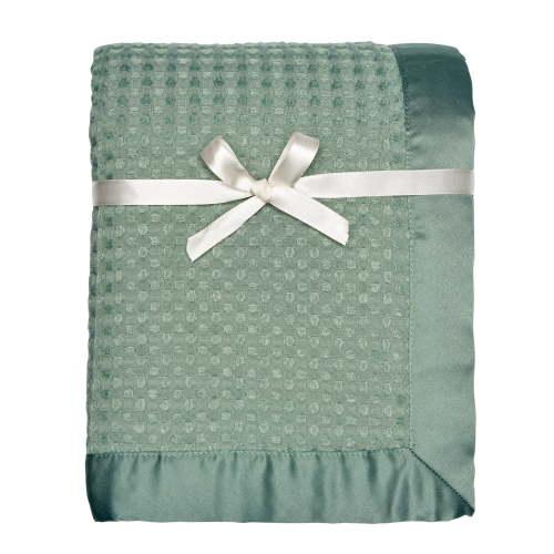Modern Moments by Gerber Baby Boy Waffle Blanket, Green