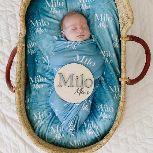 Baby Name Swaddle, Swaddle Bundle Options, 3D Birth Stat and Name Sign, 3D Birth Announcement Sign, Baby Swaddle Set, Newborn Name Swaddle