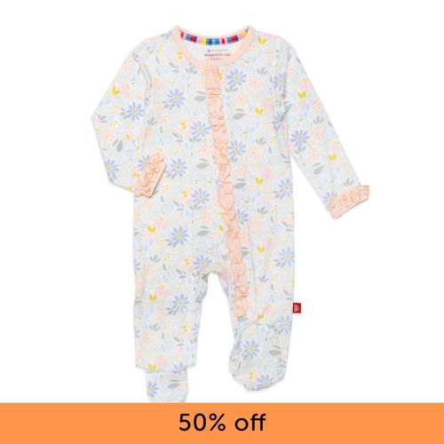 darby modal magnetic parent favorite footie with ruffles