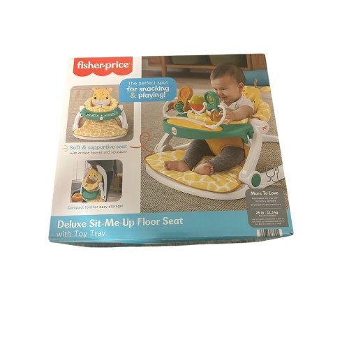 Fisher-Price Kick & Play Deluxe Sit-Me-Up Infant Seat giraffe New In box
