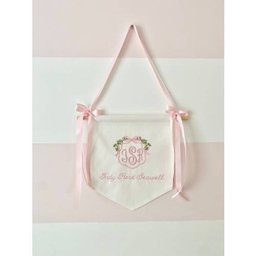 Baby Name Banner | Girl Hospital Banner | Baby Welcome Banner | Baby Girl Birth Announcement | Custom Baby Banner