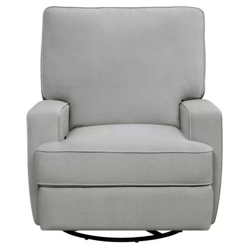 Rylan 4-in-1 Swivel Glider Rocker Recliner Chair - Light Gray