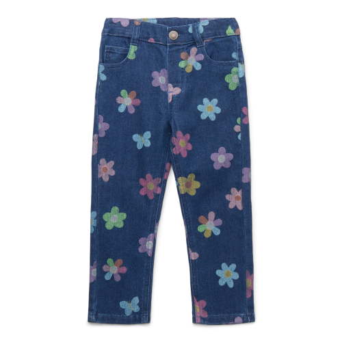 Garanimals Toddler Girl Print Straight Denim Pants, Sizes 12M-5T