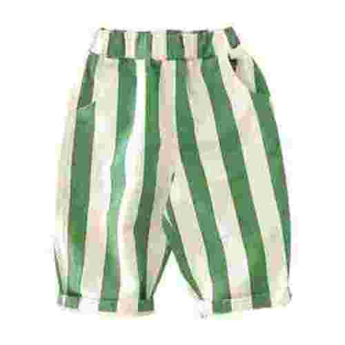 Odeerbi Infant Boys Girls Striped Cotton Pants Striped Full Length Pants Casual Pants Children's Outerwear Pants Green