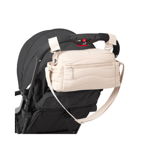 Quilted Stroller Caddy - Cream