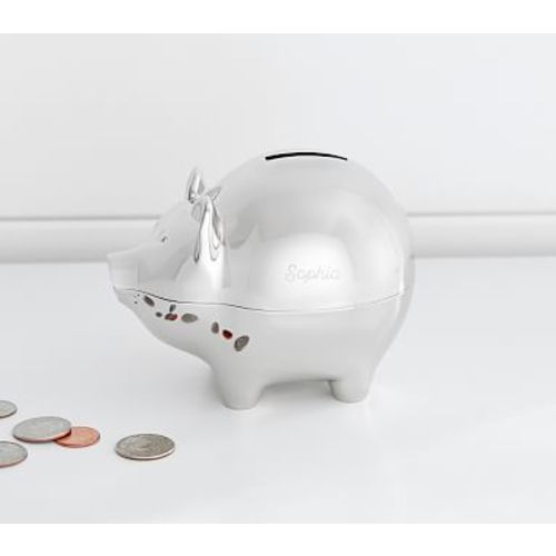 Mark &amp; Graham x pbk Silver Piggy Bank