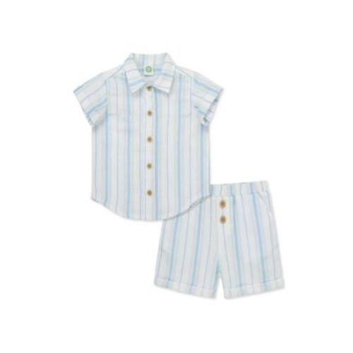 Baby Boys Striped Short Set