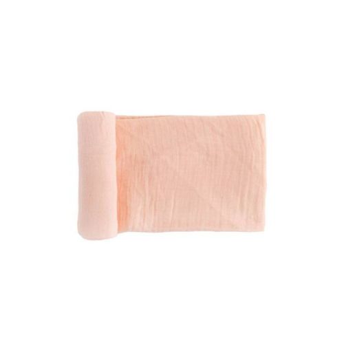 Red Rovr Organic Cotton Muslin Swaddle Blanket Single - Blush Pink: Solid, Abstract Theme