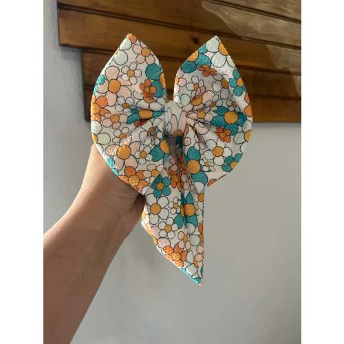 BOW - TURQUOISE FLORAL