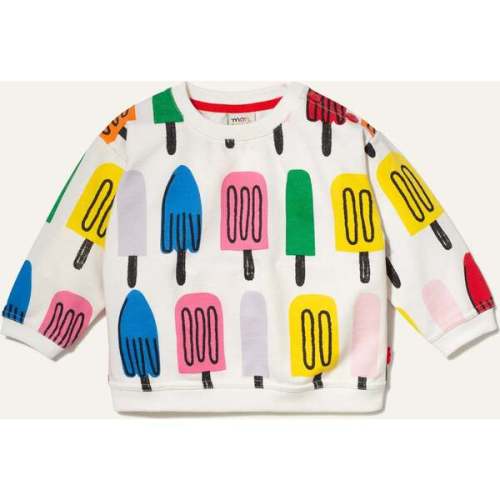 Recycled Cotton Ice Pop Baby Sweatshirt - Mon Coeur | Maisonette