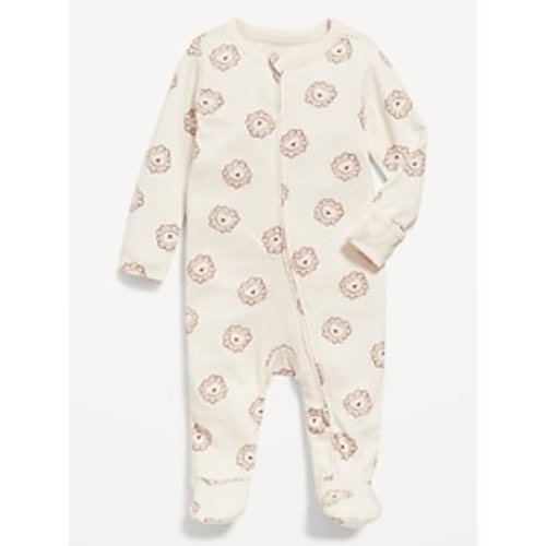 Unisex Caterpillar Print Sleep & Play 2-Way Zip Footed One-Piece for Baby | Old Navy