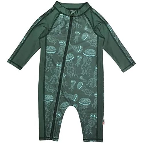 SwimZip Boys' Long-Sleeve UPF 50+ Swimsuit for Baby, Toddler, & Little Boys