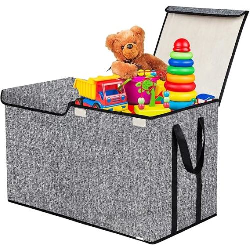 Kids Toy Storage - Collapsible(Grey)
