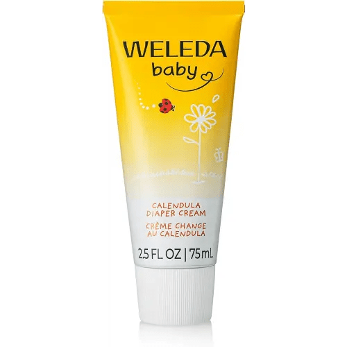Weleda Baby Calendula Diaper Cream, 2.8 Fluid Ounce, Plant Rich Protection with Calendula, Chamomile, Sweet Almond Oil, Lanolin and Zinc Oxide
