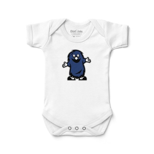 Newborn & Infant Chad & Jake White Xavier Musketeers Blue Blob Logo Bodysuit