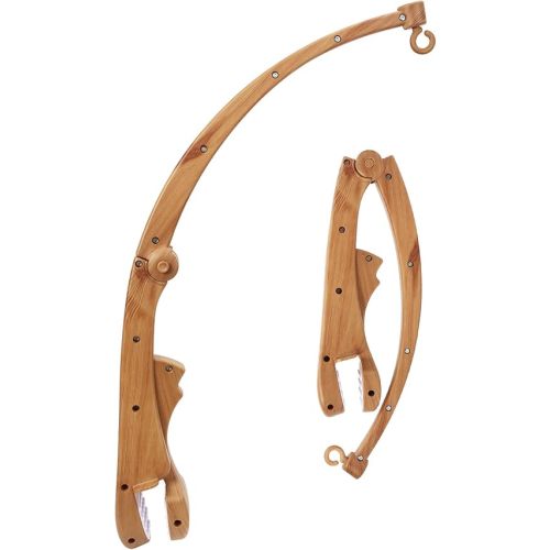 Crib Mobile Arm - Imitation Wood - 18 Inch Foldable Mobile Arm for Crib - Mobile Hanger for Crib - Crib Toys Attachments - Holder for DIY Clamp Mobile