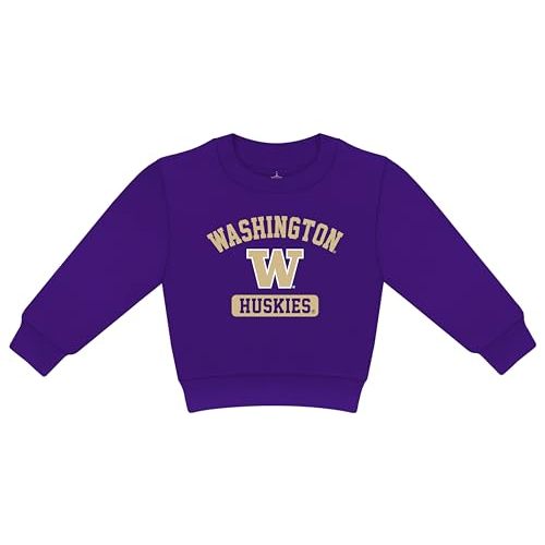 Creative Knitwear College Baby Sweat Shirt Long Sleeve - Screen Print Team Logo, for Boys & Girls (0 Months - 4T)