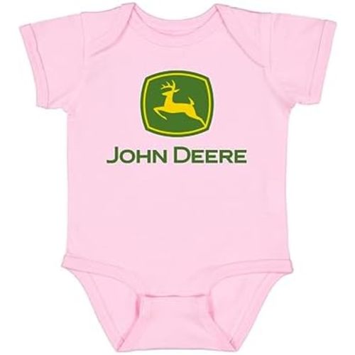 John Deere Infant Bodysuit Baby Onesie, Girl Boy Unisex, Short Sleeve