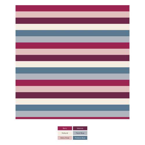Print Footie with 2 Way Zipper in Jingle Bell Stripe