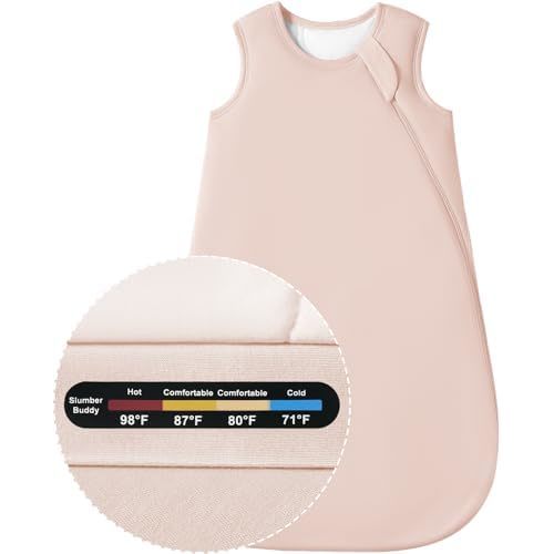 Baby Bamboo Viscose Sleep Sack, 70% Rayon Made from Bamboo 30% Cotton 1.0 TOG Months Toddler Infant