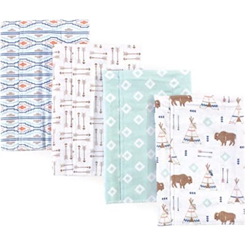 Hudson Baby Unisex Baby Cotton Flannel Burp Cloths