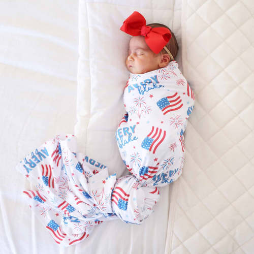 Ribbon Bow Headband | Poppy Red