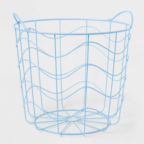 Large Kids' Wave Wire Storage Blue - Pillowfort™