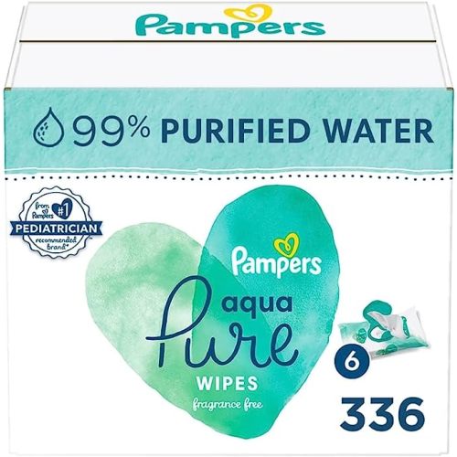Pampers - Aqua Pure Sensitive Baby Wipes (336 count)
