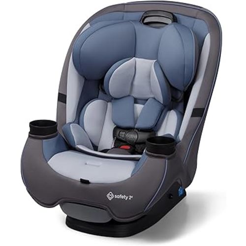 Safety 1st Grow and Go All-in-One Slim Convertible Car Seat, Rear Facing, 5-40 lbs, Forward Facing (30–65 lbs), High Back Booster Seat 40-100 pounds, Alaskan Blue