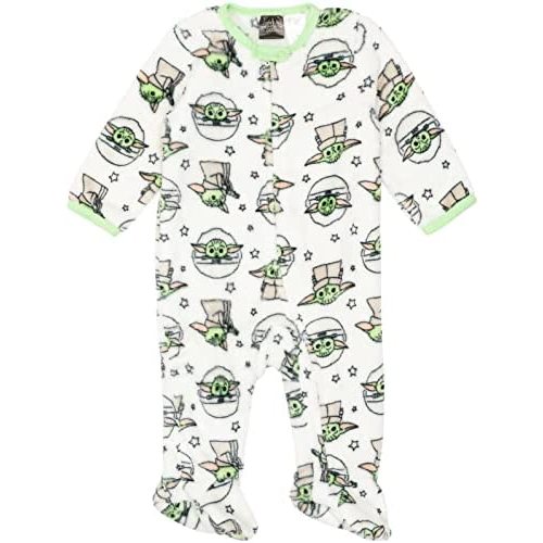 STAR WARS The Mandalorian The Child Baby Zip Up Sleep N' Play Coverall Newborn to Infant