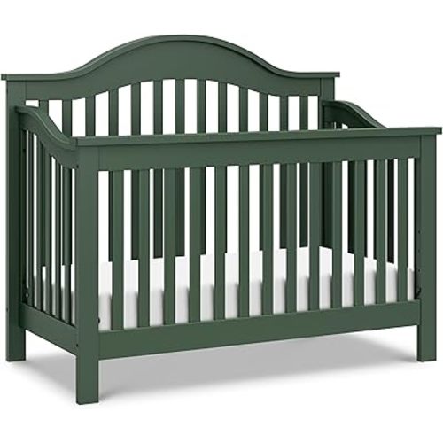 Davinci Jayden 4-in-1 Convertible Crib in Forest Green, Greenguard Gold Certified