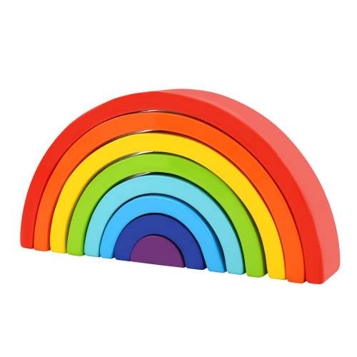 Wooden Rainbow Stacker | BRIGHT by Tooky Toy