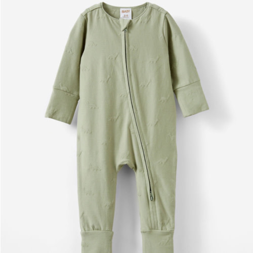 The Billie Long Sleeve Zip Romper