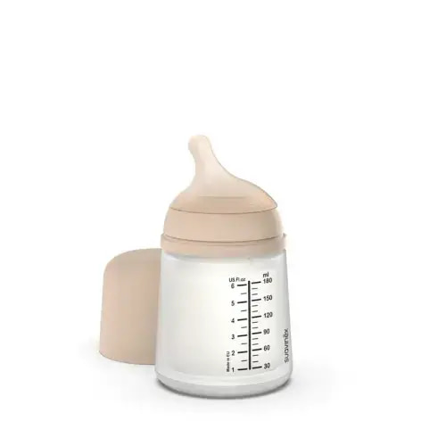 Suavinex Zerø.Zerø™ Sml Bottle, Adaptable Flow- Light - HipBabyGear