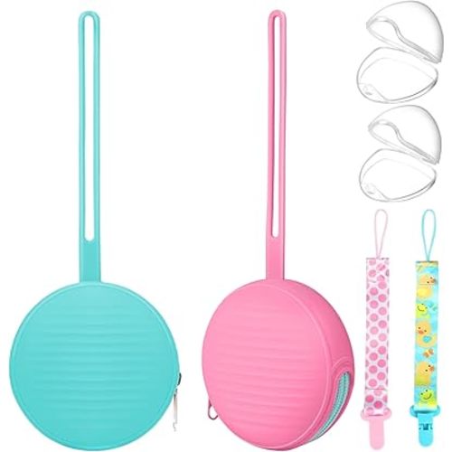 Pacifier Case,Pacifier Holder Case/Pacifier Holder/BPA Free Traveling Baby Essentials Set