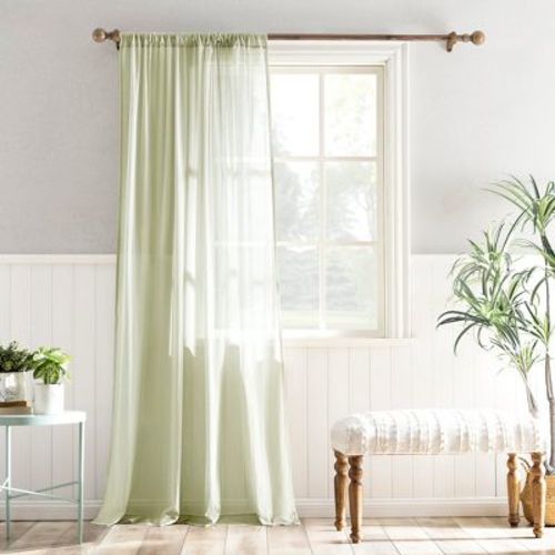Archaeo Sheer 100% Cotton Curtain Panel
