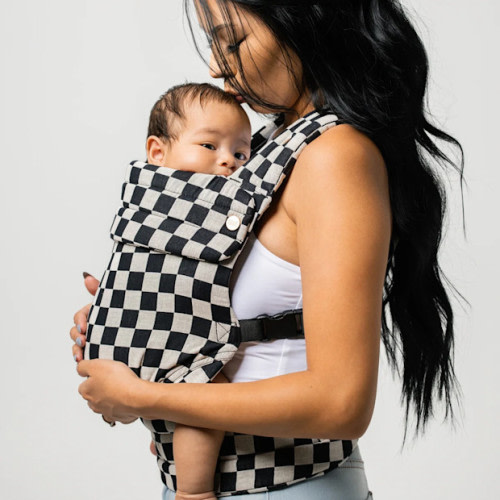 The Monarch Baby Buckle Carrier - Ebony Check