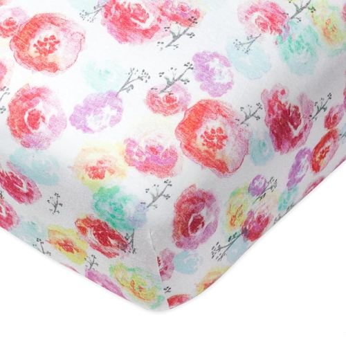 Amazon.com: HonestBaby unisex-baby Classics Fitted Crib Sheets Set Standard Mattress, 100% Organic Cotton Baby Boys, Girls, Neutral, 1 Pack - Pattern Rose Blossom