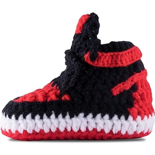 Baby Sneakers Crochet Hypebeast Shoes for Toddler Sneakerheads, Soft Booties for Boys & Girls, Designer Kids Fashion, Breathable & Comfortable Children's Kicks