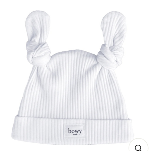 Double Knot Beanie - White
