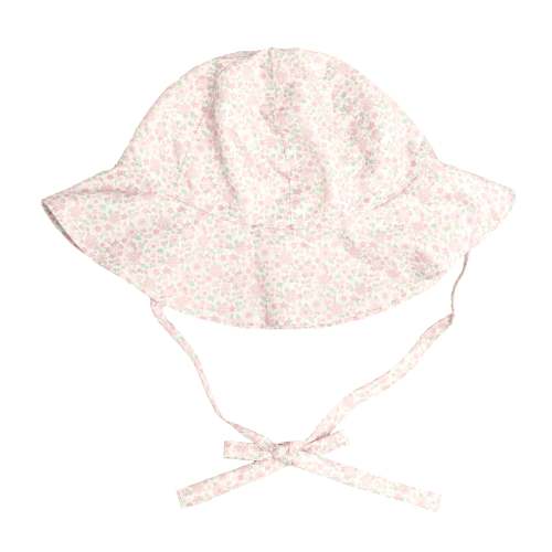 baby antique floral sun hat, 0-6