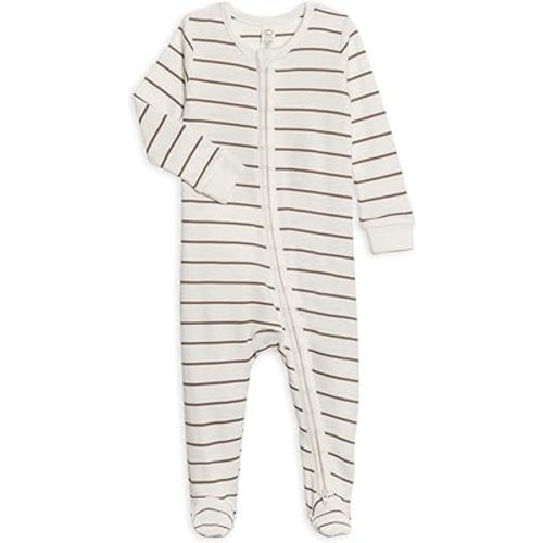 Colored Organics Baby Organic Cotton Peyton Zip Up Footed Sleeper