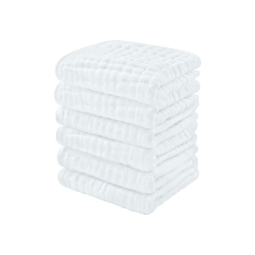 Muslin Washcloths - Pack of 6