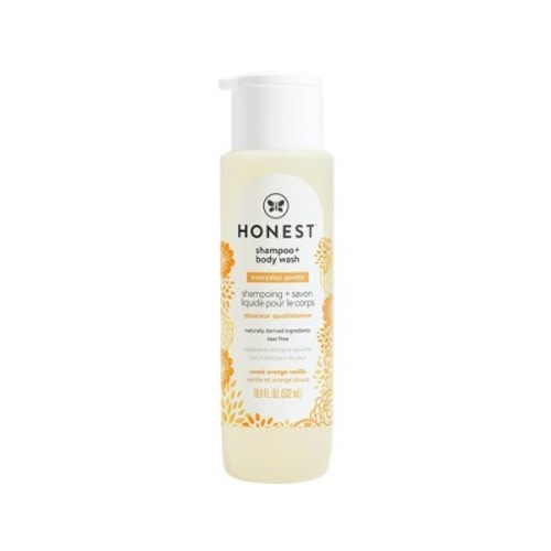 The Honest Company Everyday Gentle Shampoo & Body Wash Sweet Orange Vanilla - 18 fl oz