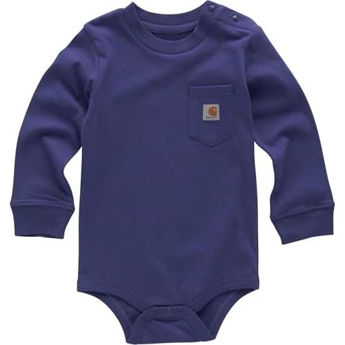 Carhartt Kid's CA5002 Long-Sleeve Pocket Bodysuit
