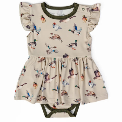 Duck Duck Goose Flutter Dress
