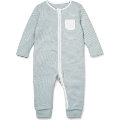 Stripe Fitted One-Piece Pajamas, 18-24M